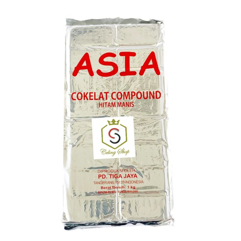 

coklat batang ASIA compound COKELAT hitam manis 1KG 1 kg