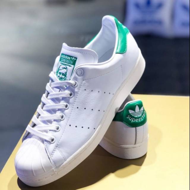 SEPATU ADIDAS SUPERSTAR OG WHITE GREEN