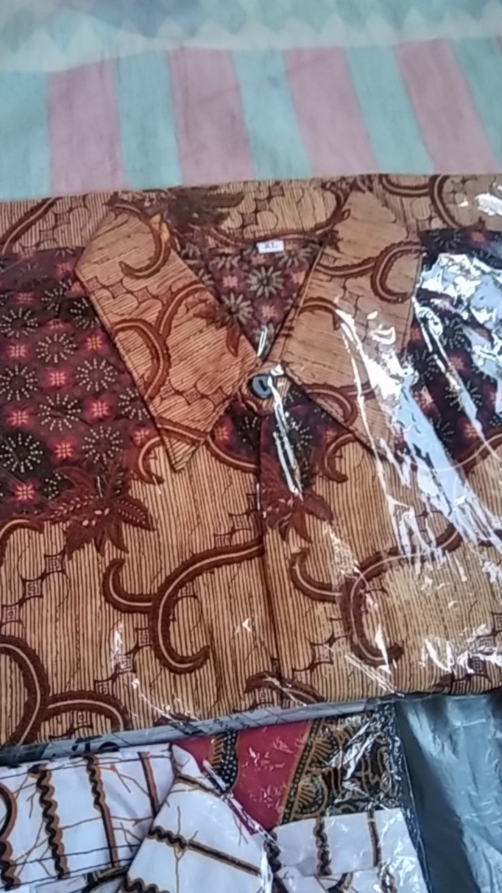 Size M L Xl Xxl Xxxl Bswart Batik Hrb026 Kenongo Hem Pendek Padi Pekalongan M L Xl Batik Pria Murahl