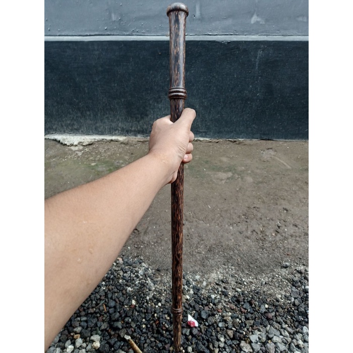 Tongkat Komando Kayu Liwung Macan berkualitas