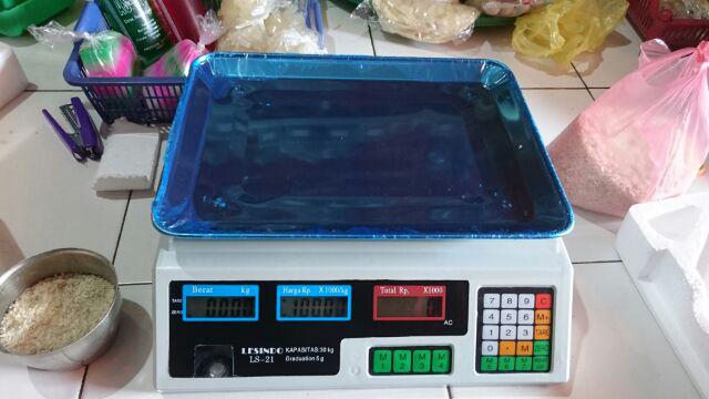 Ls-21 Timbangan Buah Kue Dapur Digital Computing Scale 30 Kg Double Display  Timbangan Digital 30kg