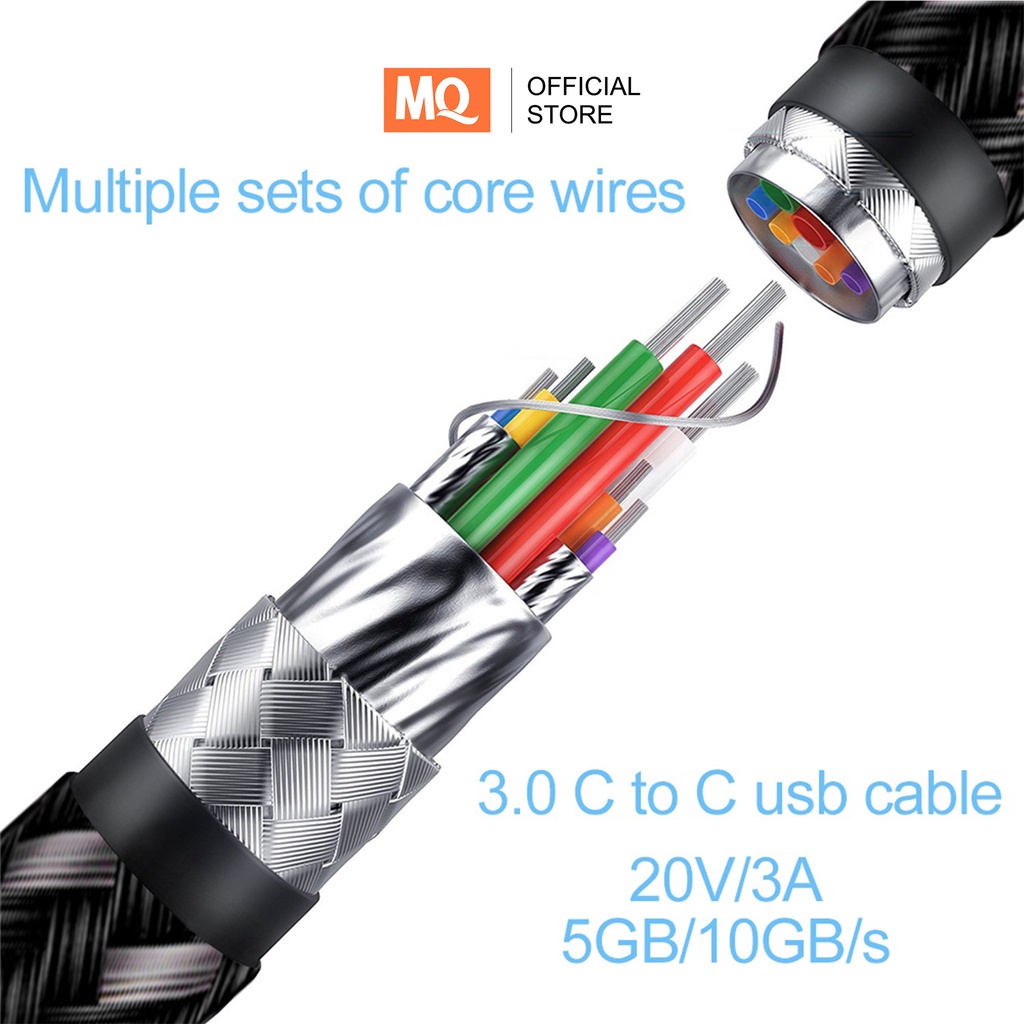 MQ Kabel data TYPE C QC3.0 super speed fast charging