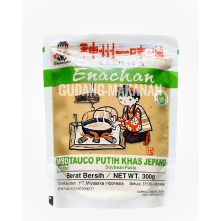 

Enachan Shiro Miso Paste- Pasta Miso- Tauco Putih Jepang 300gr HALAL