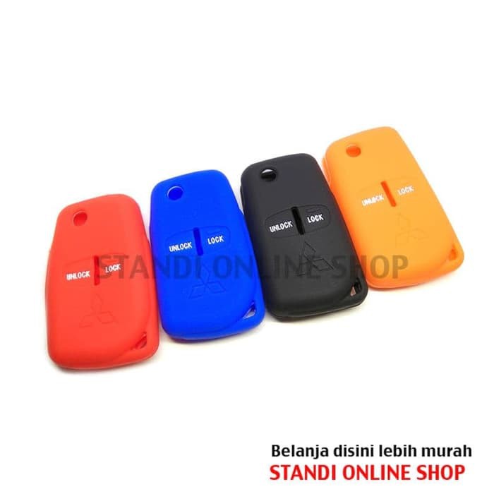 Kondom Remote Silikon Cover Kunci Mitsubishi Pajero Mirage Outlander