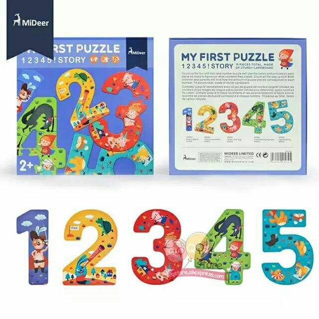 Mideer my first puzzle number 12345 story
