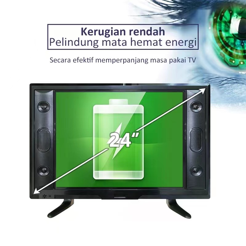 digital 24 inch FHD tv led 21 inch Televisi (Model TCLG-W24/22/21/19/17inch)[Garansi 1 Tahun]