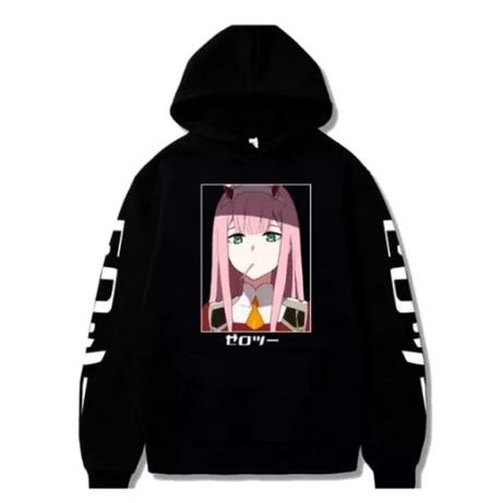 SWEATER HOODIE ANIME DARLING IN THE FRANXX ZERO TWO/JAKET ANIME DARLING IN THE FRANXX akusuka.co