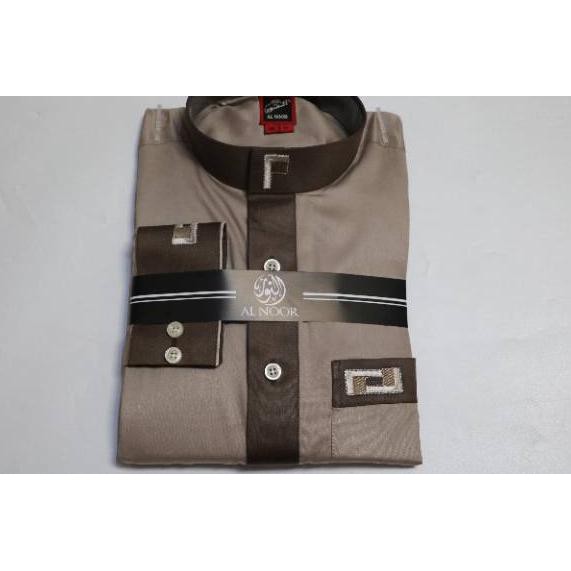 [ LZH ] Jubah Al Noor Bordir Lengan Berkancing Manset - El Ashfaa Boutique ✅