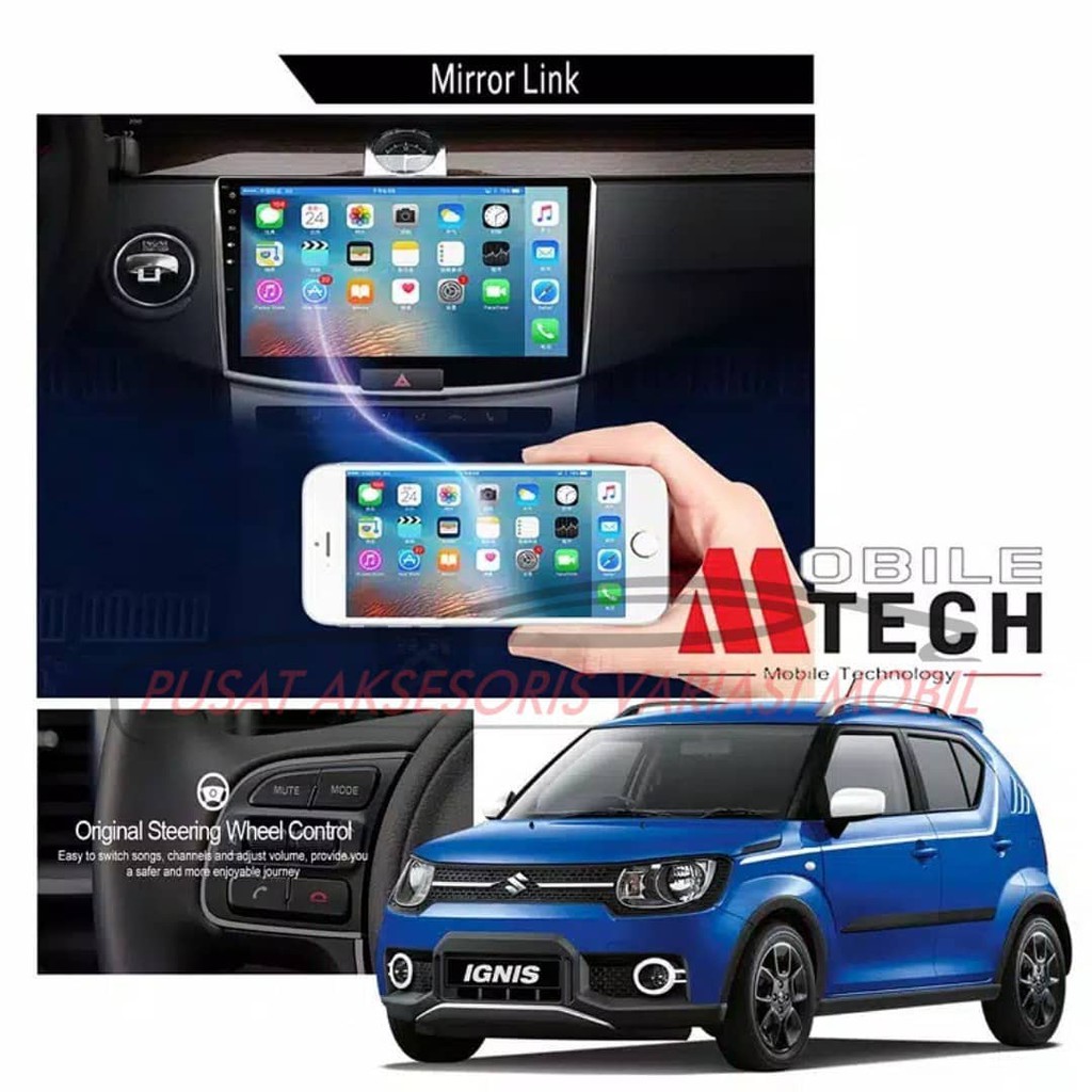 HEAD UNIT MTECH ANDROID FOR SUZUKI IGNIS