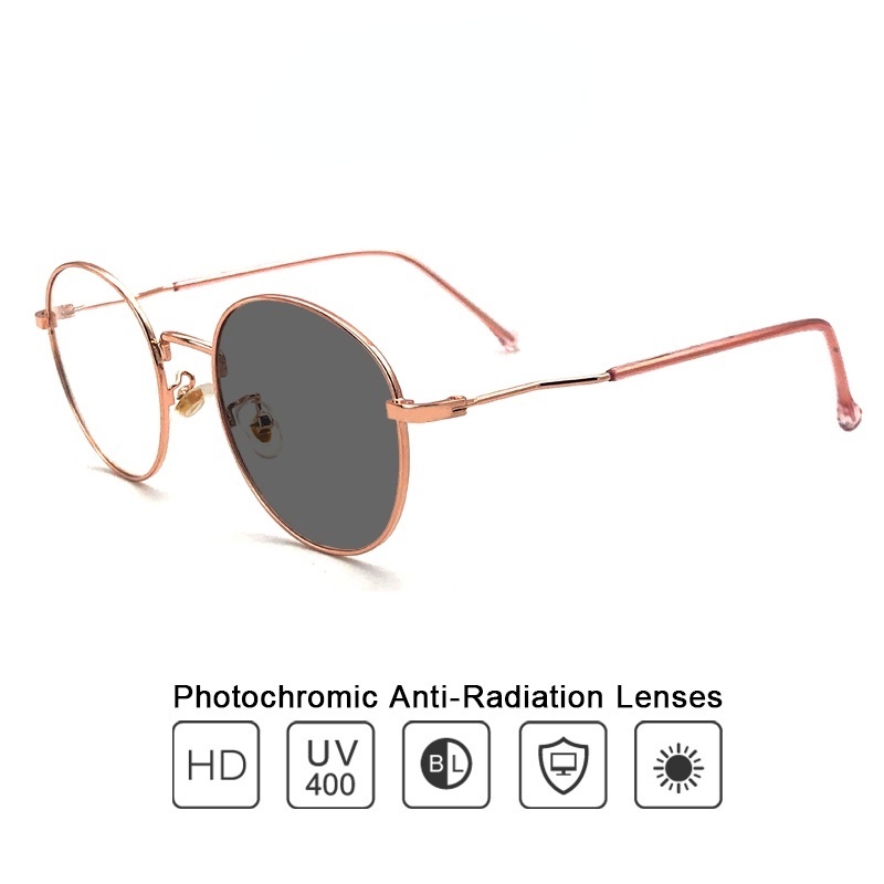 Kacamata Lensa Photochromic Anti Radiasi Untuk Pria Dan Wanita