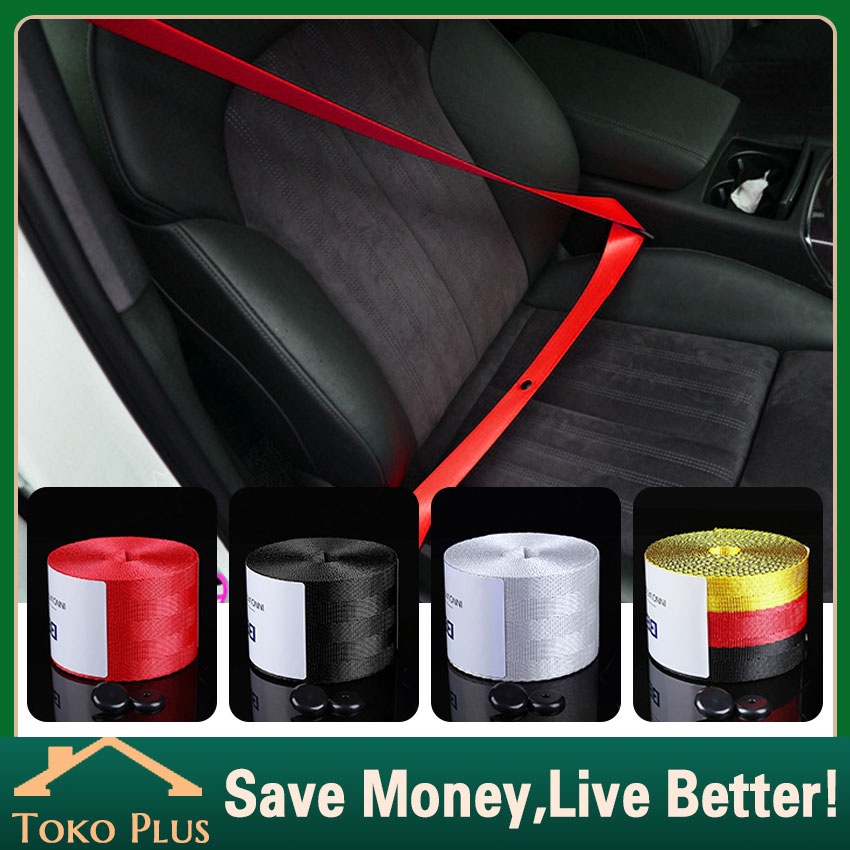 Murah Sabuk Pengaman Mobil Universal Tali Sabuk Pengaman Mobil Berwarna / Seatbelt Tali Seat Belt
