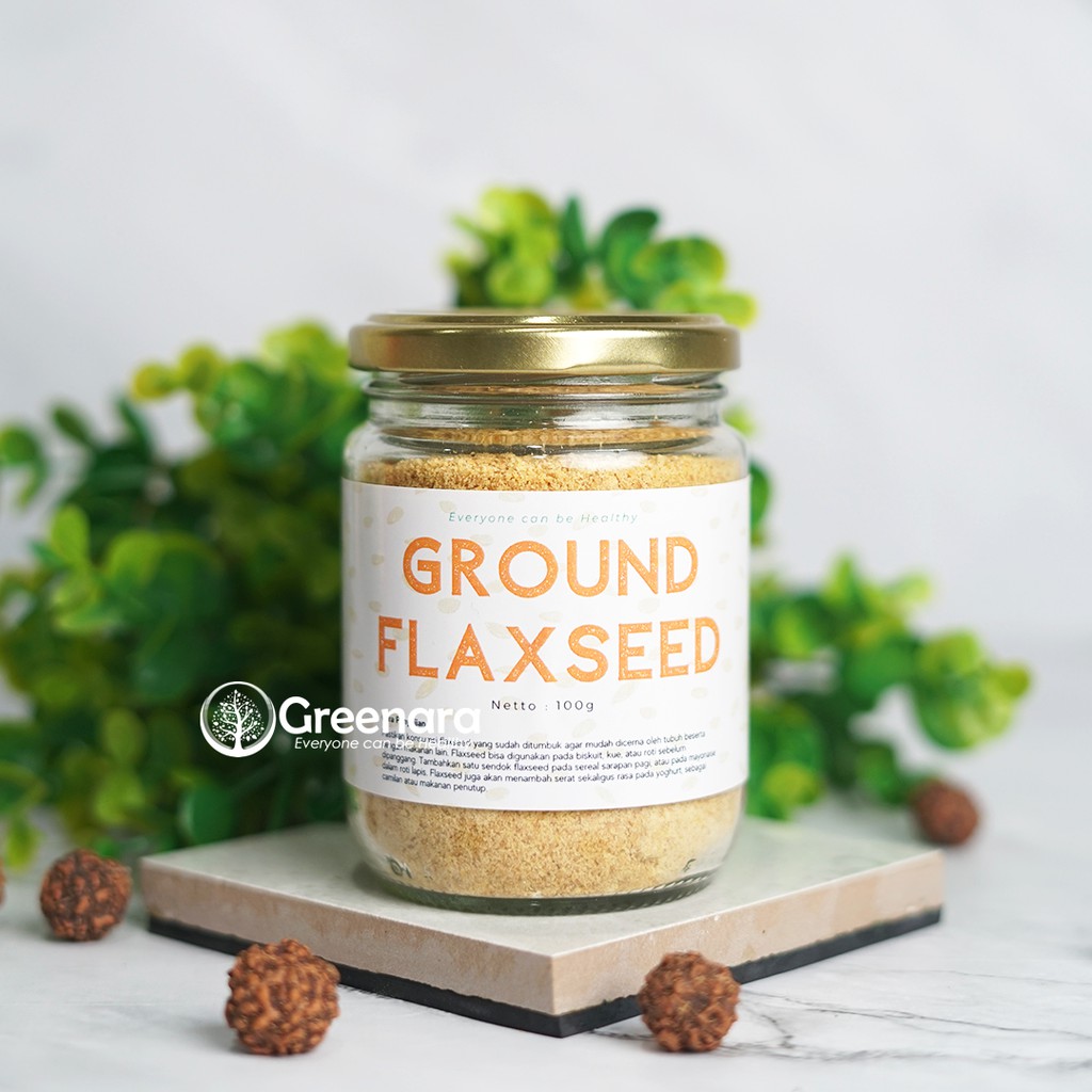 Ground Flaxseed 100gr / Flaxseed Bubuk Shopee Indonesia