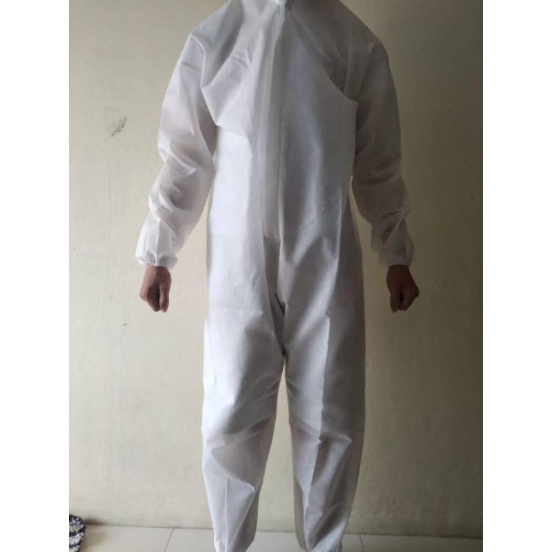 BAJU APD MEDIS HAZMAT SUIT (ANTIVIRUS) DISPOSABLE