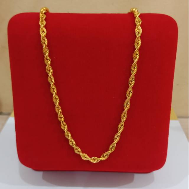Kalung emas tambang kadar 700/70%/23karat