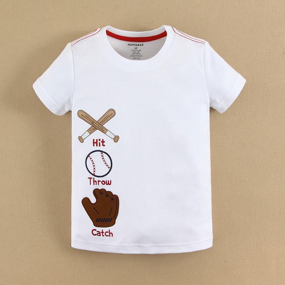 KIDS BOY SHORT SLEEVE WHITE CATCH