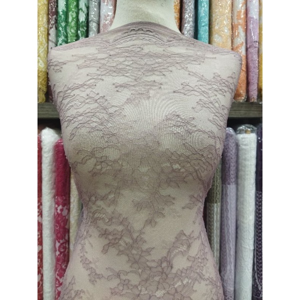 Brokat Semi Lace Chantilly D#tgm12277