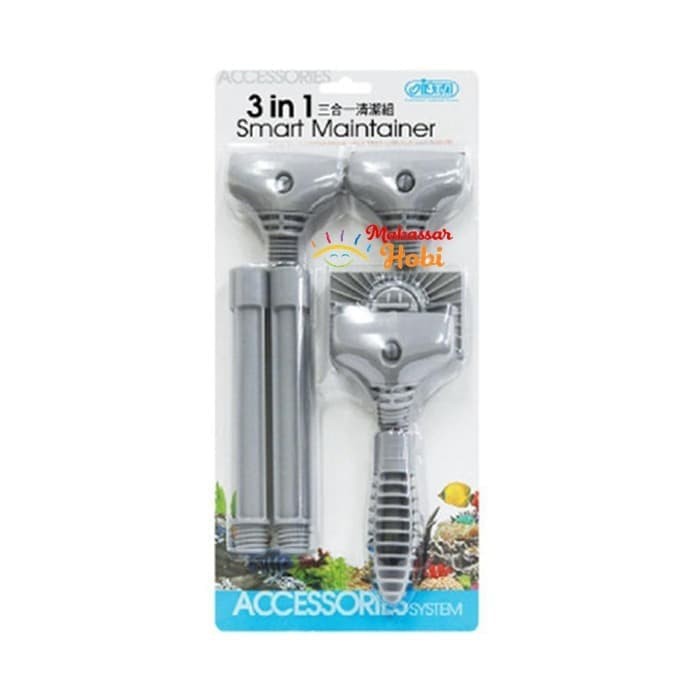 ISTA Algae Scrapper 3 in 1 Alat Pembersih Kaca Aquarium Alga Aquascape
