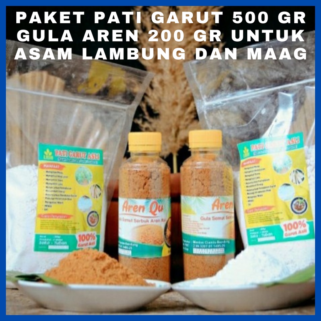 

Paket Tepung Pati Umbi Garut Tarigu Sagu Belanda Irut Jlarut Lerut Angkrik Asli Organik Alami Dan Gula Aren Bubuk Alami Tanpa Bahan Kimia Pengawet