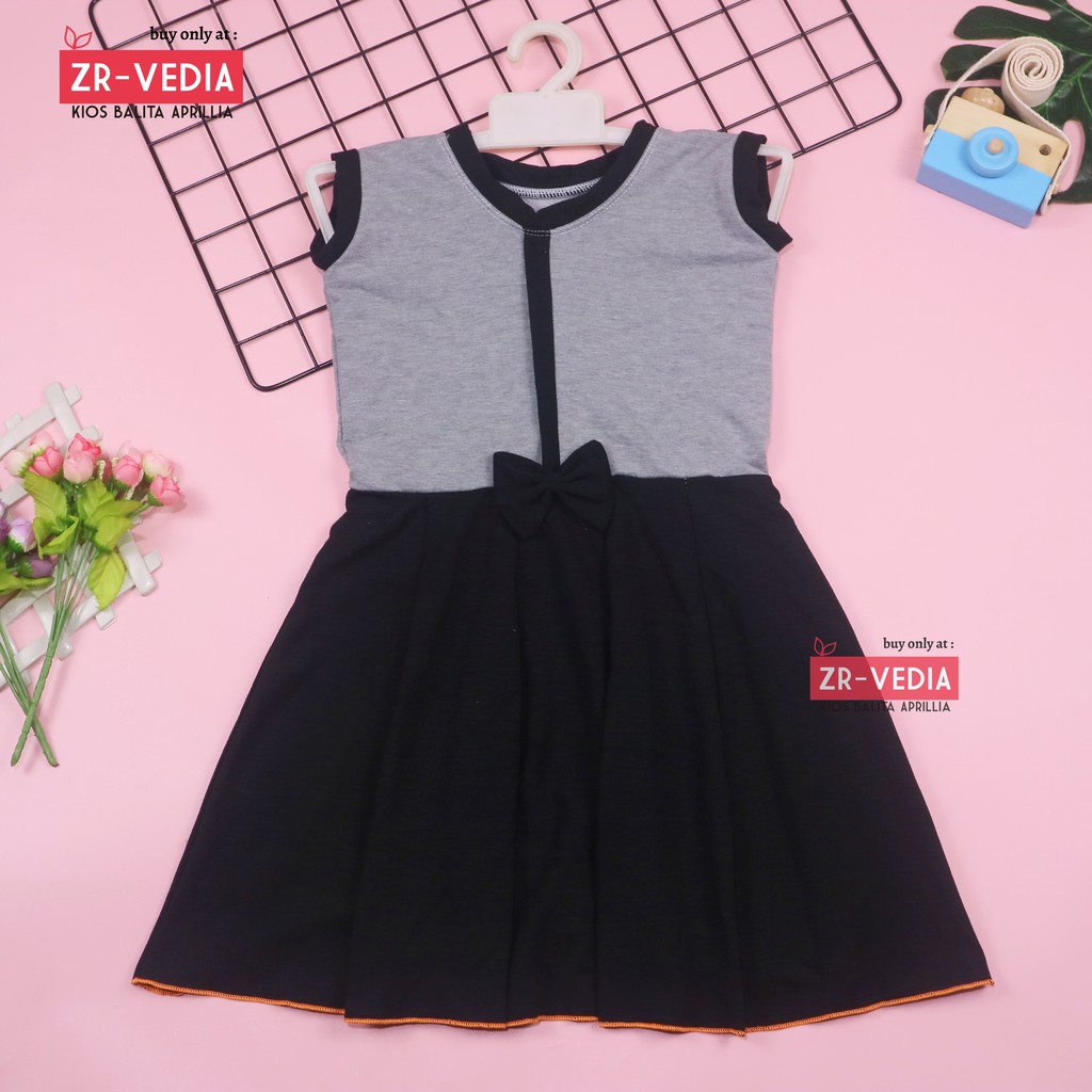 Dress Sinta uk 5-6 tahun / Dres Anak Perempuan Cewek Baju Motif Murah Casual Pesta Yukensi Adem