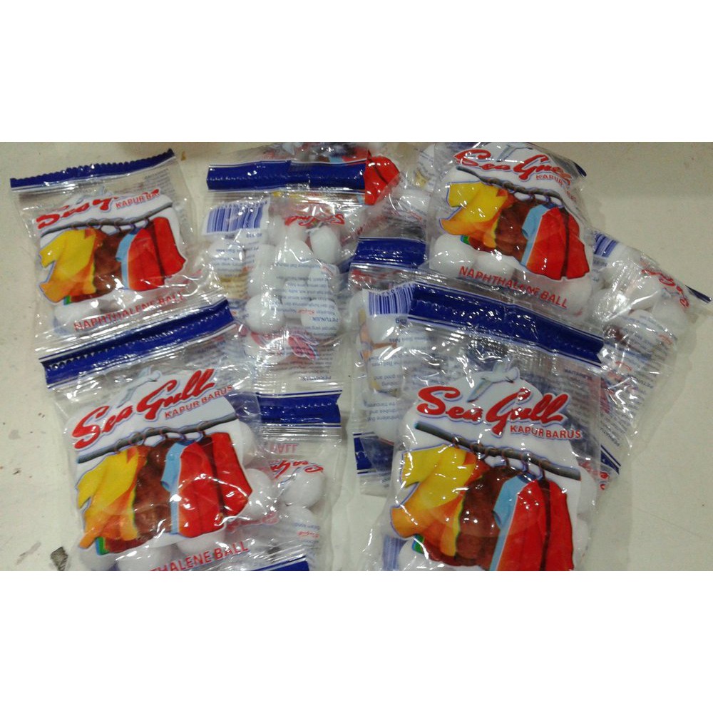 Kamper Pengusir Tikus dan Kecoa SEA GULL WARNA WARNI 25 gram / 25gr SACHET