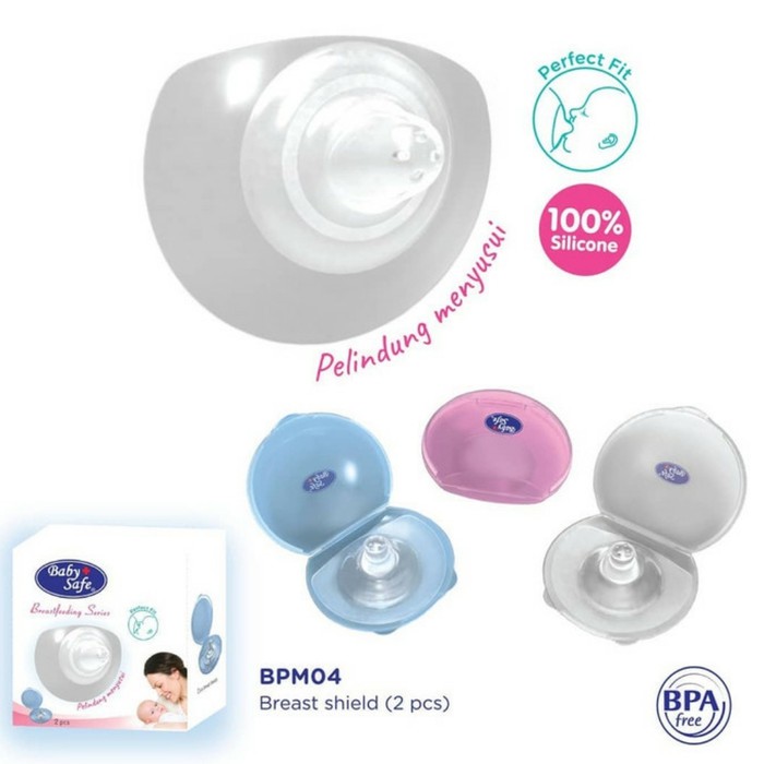 BABYSAFE Nipple Shield Pelindung Puting Penyambung Puting Baby Safe