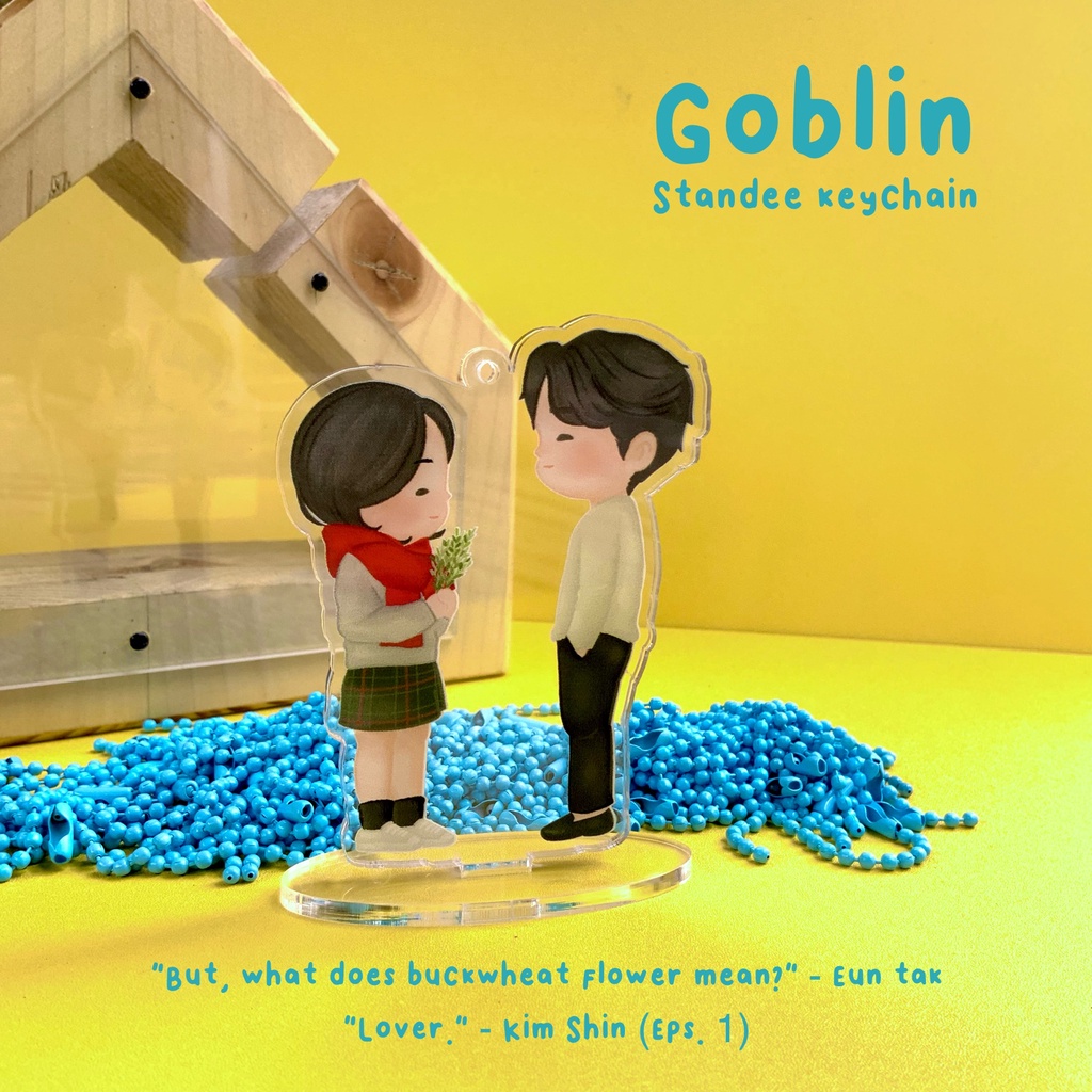 Goblin / Guardian The Lonely and Great God / Gong Yoo Kim Go Eun Lee Dong Wook / Standee Keychain St