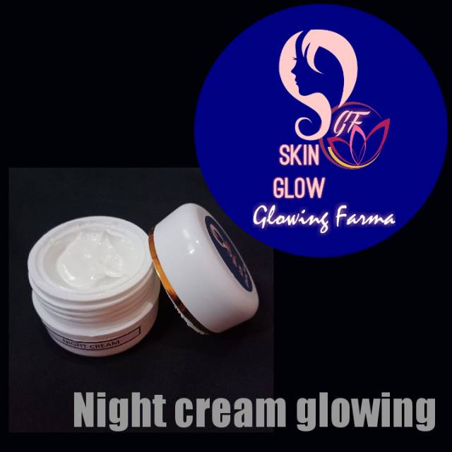 Night cream double glowing farma