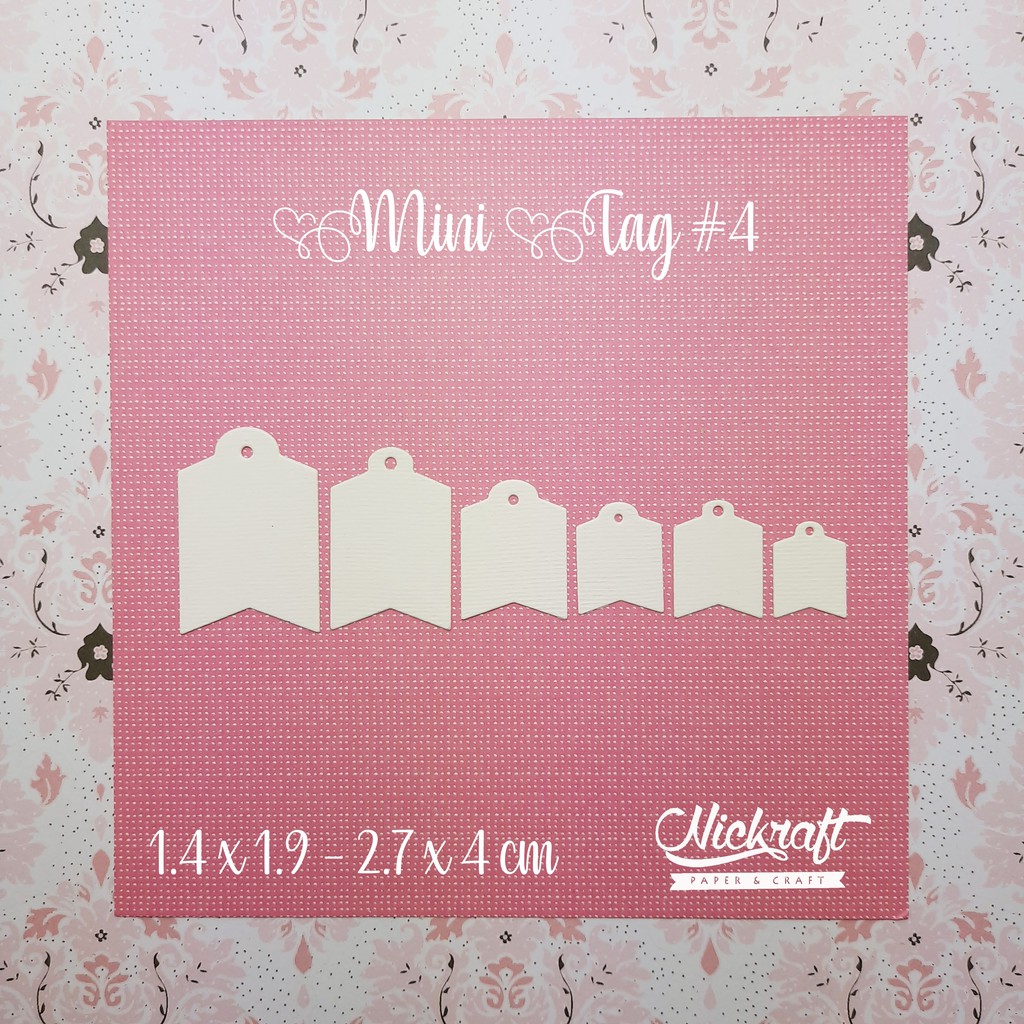 

MINI TAG #2 - BAHAN SCRAPBOOK LABEL KECIL KARTU UCAPAN MINI HAMPERS