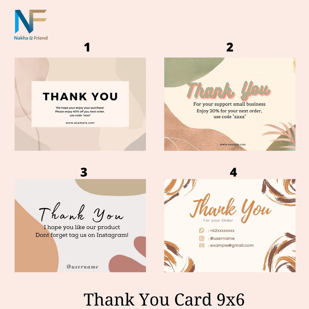 

Custom Thank You Card