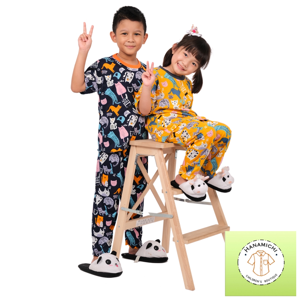 Hanamichi ARLO.CP Setelan Baju Tidur Anak Lengan Pendek