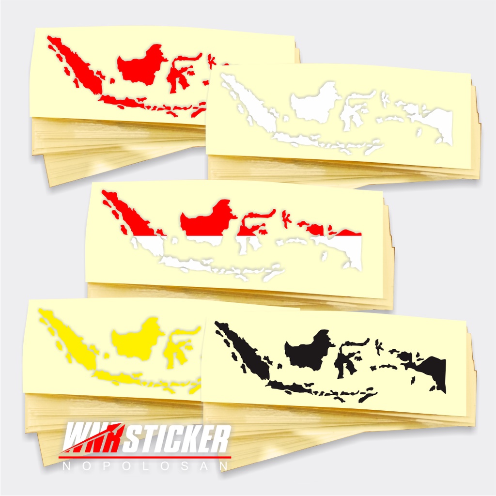 

Sticker peta indonesia Bagus murah