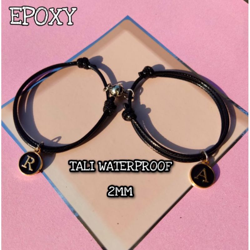 ( A-Z ) GELANG COUPLE MAGNET HURUF / GELANG VIRAL