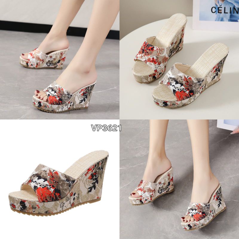 WEDGES SLOP CANVAS KOREA VP3621