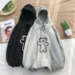 MYSTIQUE.ID-HOODIE COUPLE BEAR LUCU DAN AESTHETIC