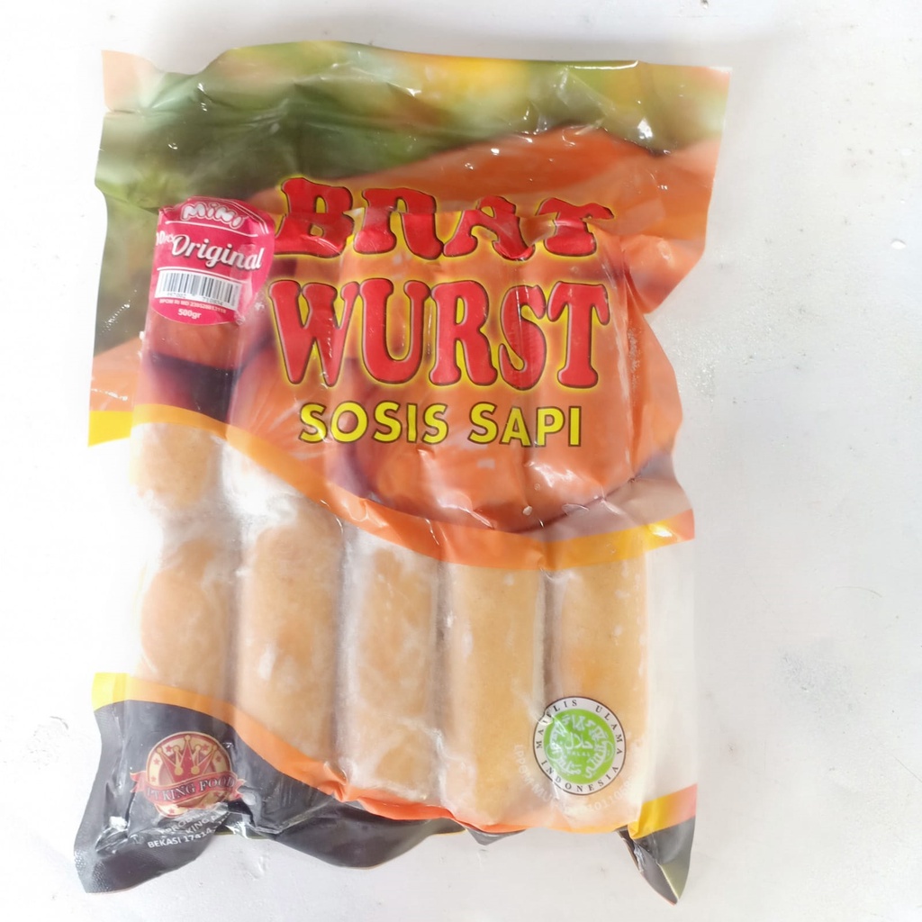 

Brat Wurst Sosis Sapi [King Food] 500gr
