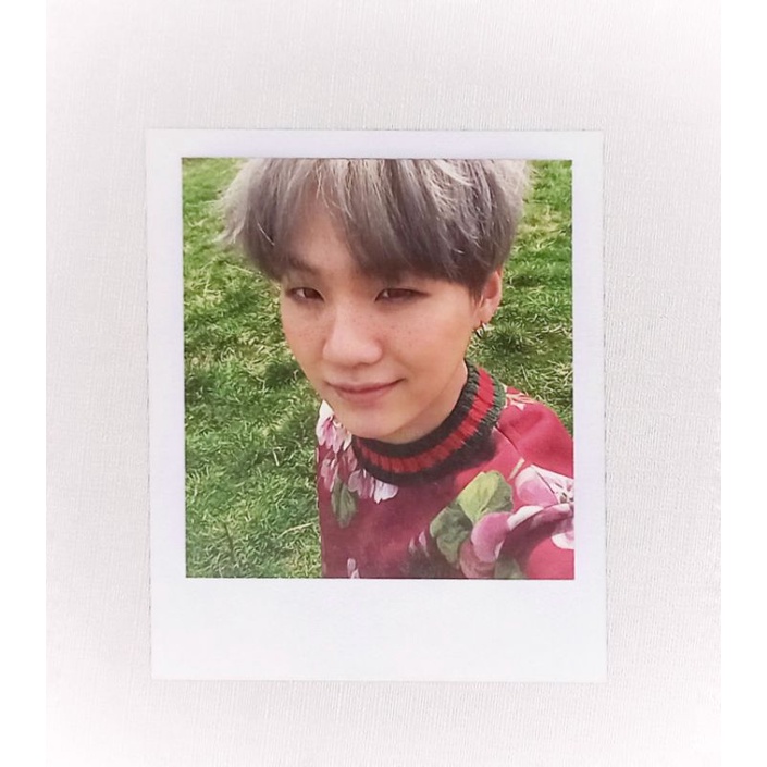 Photocard BTS Official Young Forever yf Suga Yoongi Polaroid