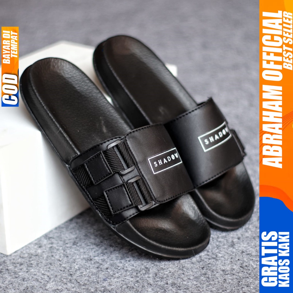 Sandal Casual Pria Sandal Slide Pria Sendal Selop Cowok Fashion Terbaru Keren