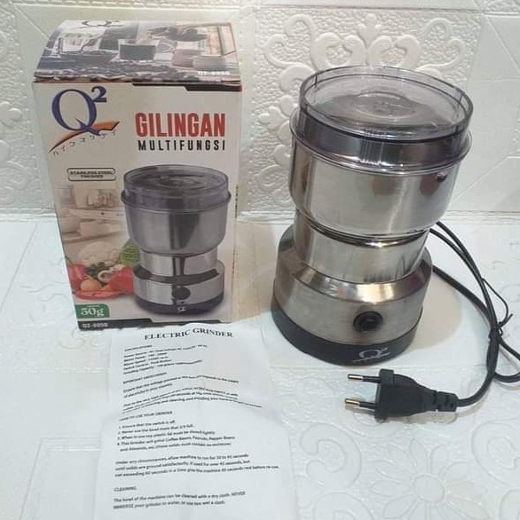 PENGGILING COFFEE GRINDER / BLENDER BUMBU DAPUR / GILINGAN MULTIFUNGSI Q2-8050 / GILINGAN KOPI Q2 8050 / Q2-8050