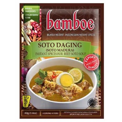 

Bamboe Bumbu Soto Daging 40 gr