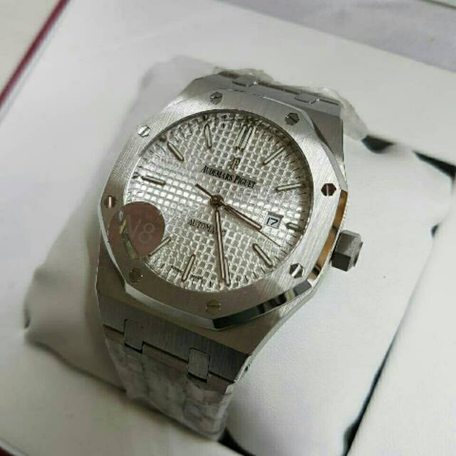 JAM TANGAN AP AUTOMATIC SILVER KUALITAS ORIGINAL