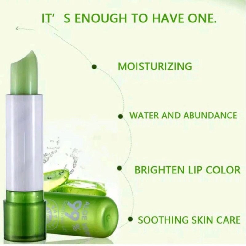 Lipstick Aloevera Bisa Berubah Warna Dibibir