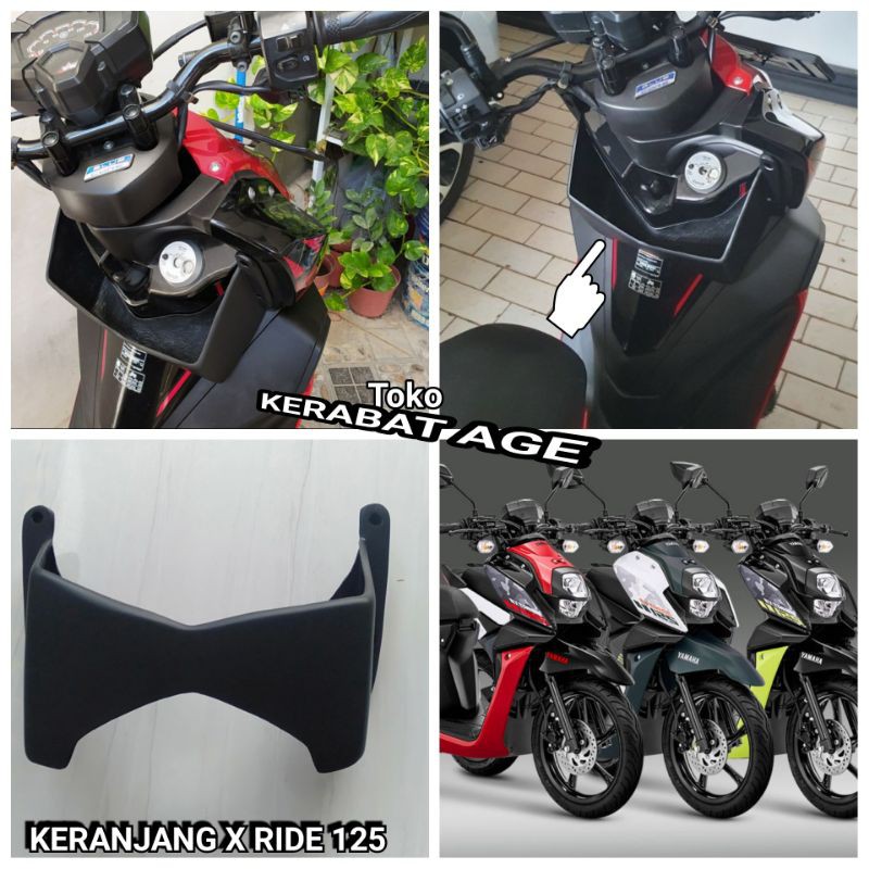 KERANJANG X RIDE 125 NEW AKSESORIS VARIASI CUSTOM KERABAT AGE