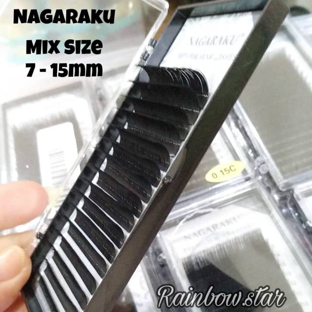 NAGARAKU Premium Mink Eyelash Mix Size Original