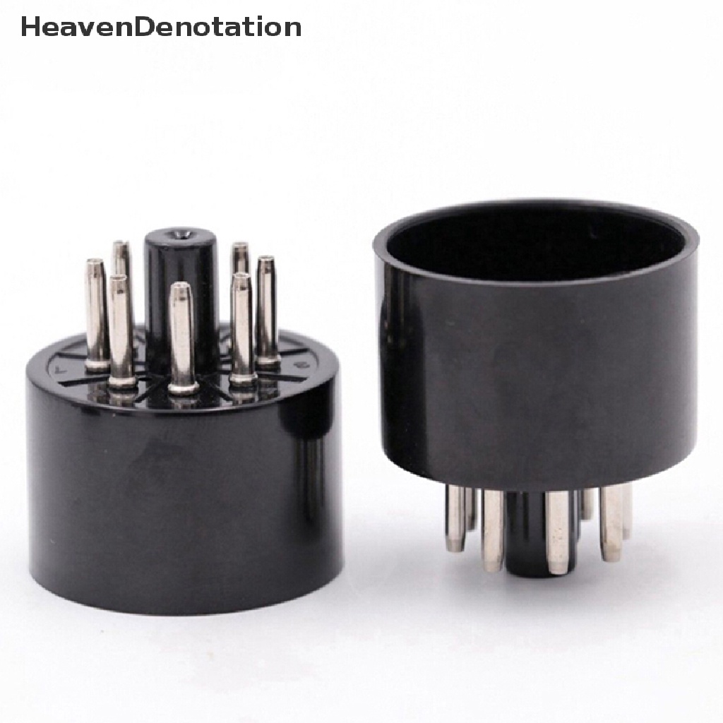 [HeavenDenotation] 1pc 8pin bakelite tube socket valve base triode rectifier forKT88 EL34 6550 6SN7