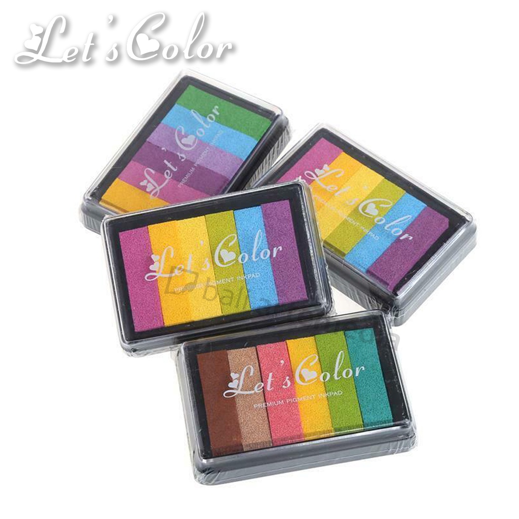 COLOR STAMP PAD WARNA SET 6