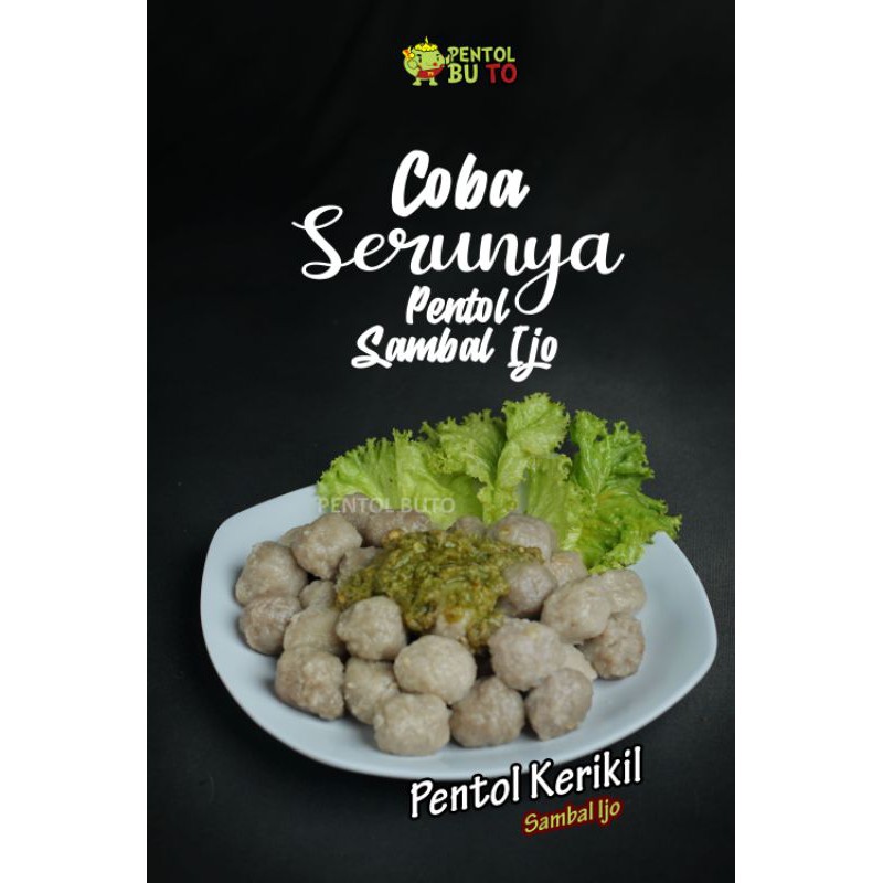 

Pentol Mini: Sambal Ijo