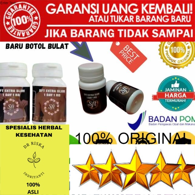 100% ASLI Sft Extra Slim Original Pelangsing Ampuh