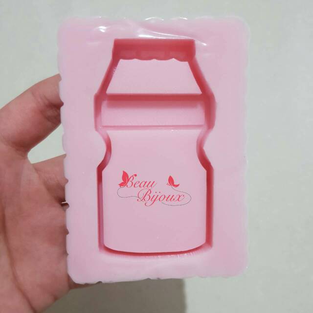 cetakan SILIKON MOLD yakult untuk resin IMPORT