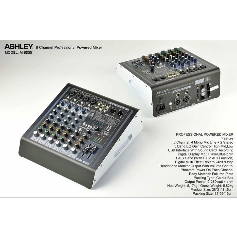 ashley M6000