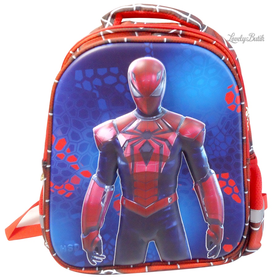 Lovelybutik - Tas Ransel Anak Sekolah Karakter TK SD Laki Laki Perempuan Bag Bagpack Import Motif